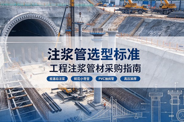 安仁注浆管选型标准